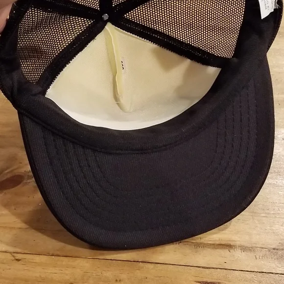 Vintage Bass Pro Shops Trucker Hat Cap snapback Black Mesh Back Fishing Outdoor - Picture 6 of 8
